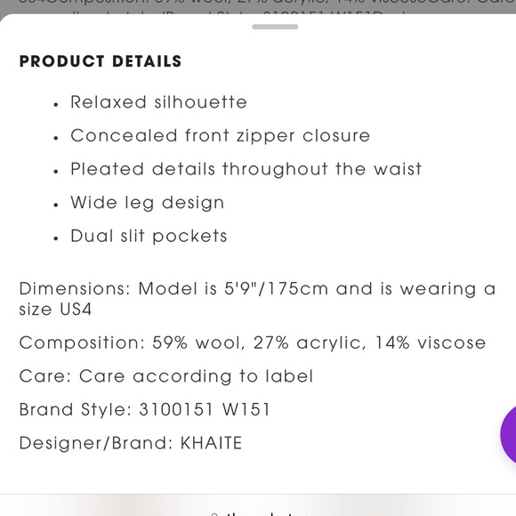 Khaite Rico pants - Picture 3 of 3